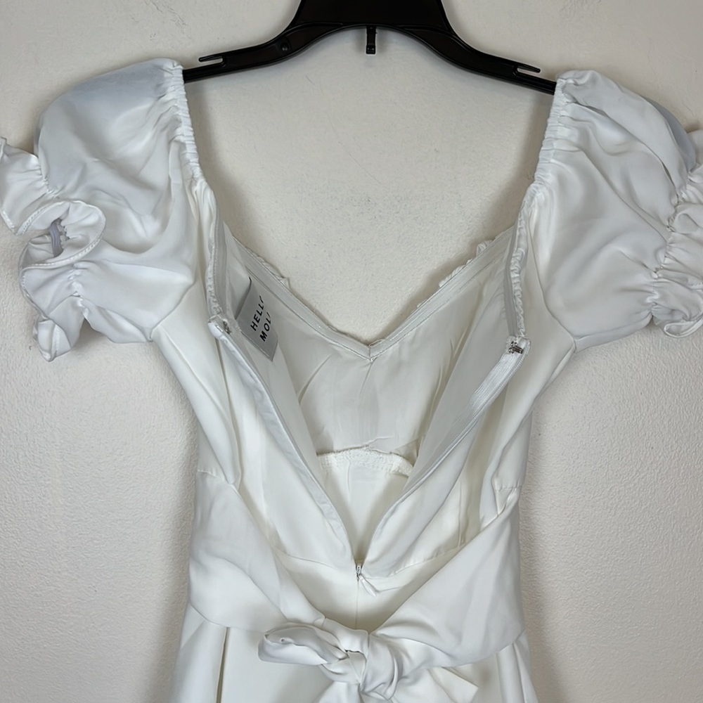 Hello Molly White Midi Slip Dress, Size XS, Bridal or Wedding events - Picture 8 of 14